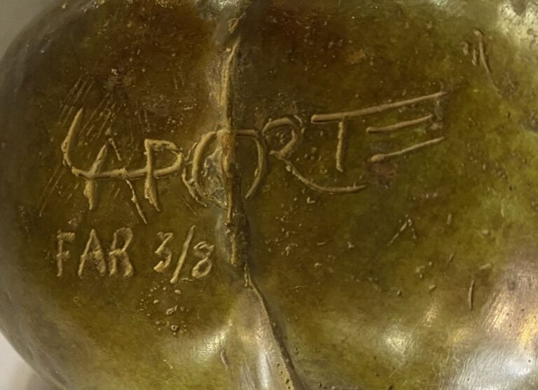 LAPORTE - Nu féminin - Sculpture en bronze à patine médaille - Signé LAPORTE et…