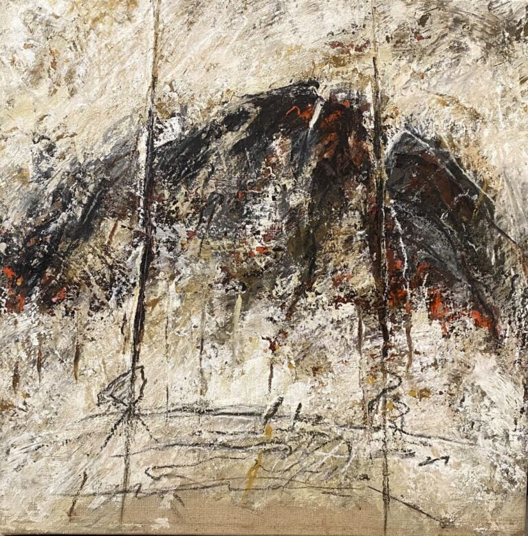 Michèle TAJAN (1942) - Composition abstraite - Huile sur toile - Signée et daté…