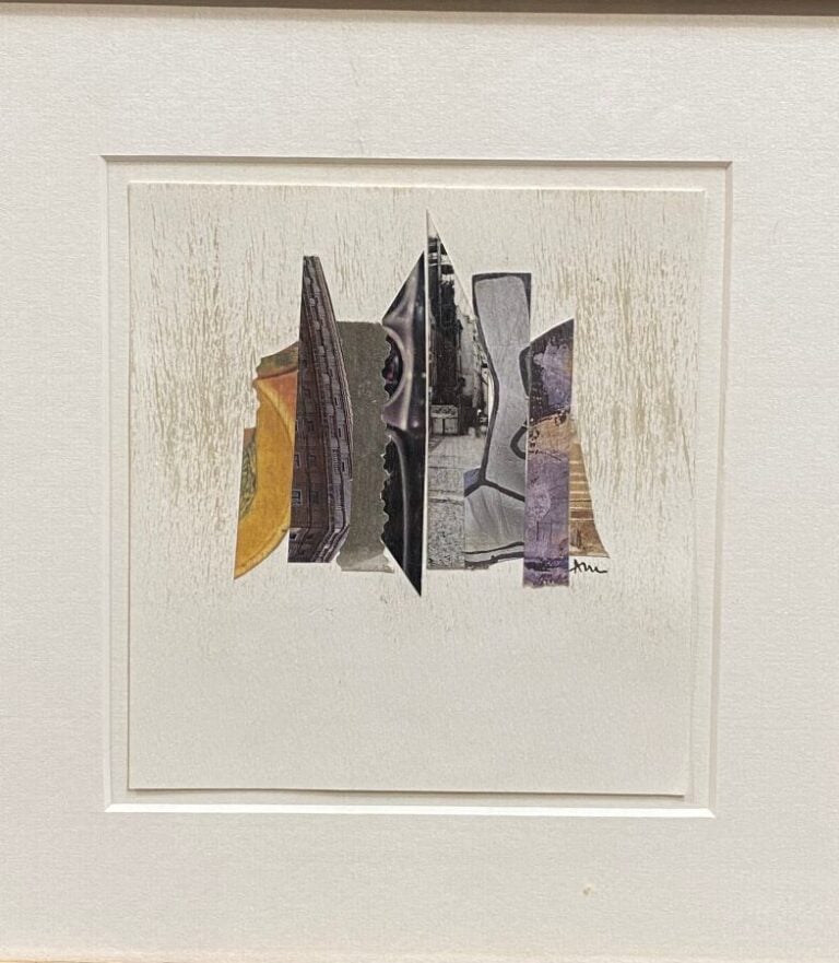 Anne MERLET - Lot de 5 collages divers - Dimensions diverses - - Lot à retirer…