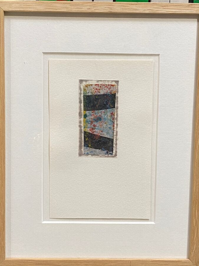 Anne MERLET - Lot de 5 collages divers - Dimensions diverses - - Lot à retirer…