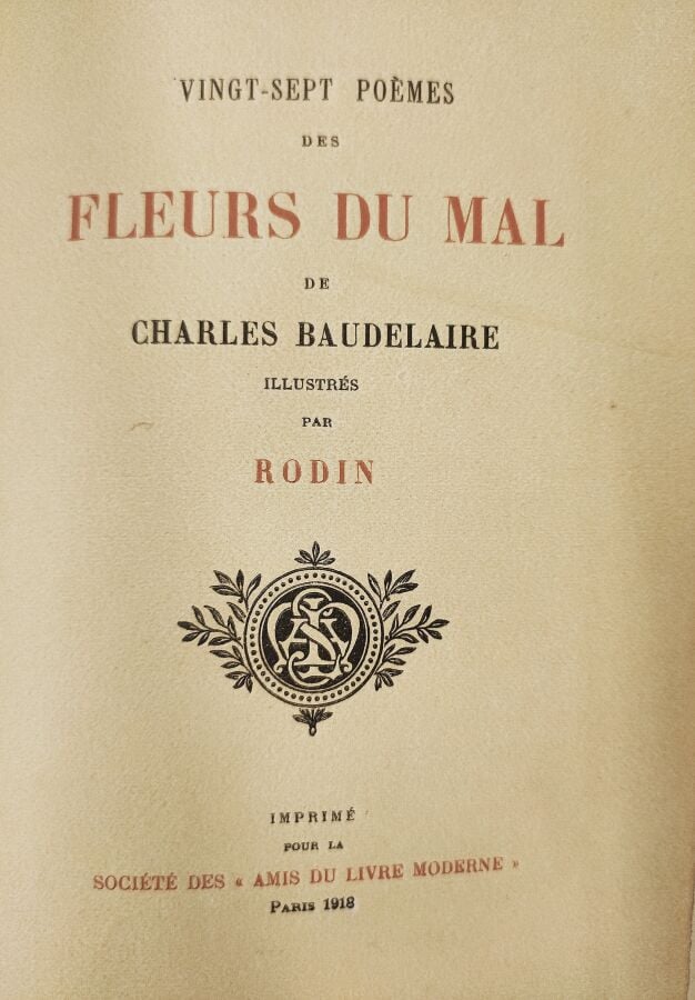BAUDELAIRE, Charles (1821-1867) - RODIN, Auguste (1840-1917). Vingt-sept poèmes…