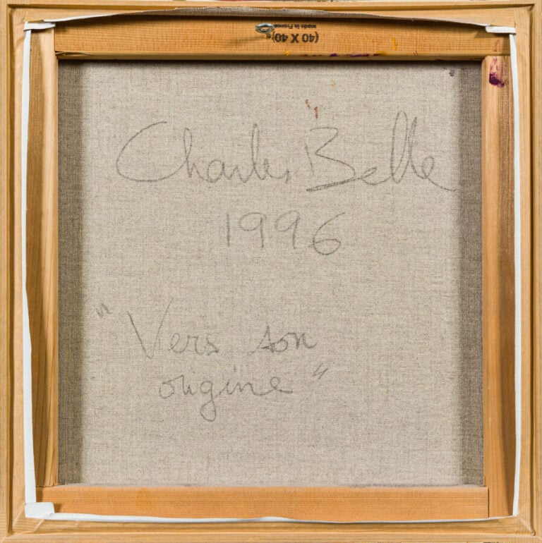 Charles BELLE (1956-) - Vers son origine, 1996 - Huile sur toile, signée, datée…