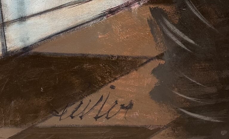 Charles LEVIER (1920-2003) - Nu à la fenêtre - Huile sur toile, signée en bas à…