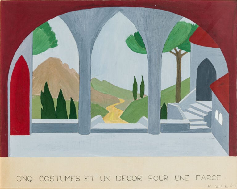 Frédéric STERN - "Mode" - Lot 5 gouaches - On rajoute un projet "cinq costumes…