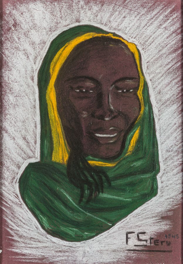 Frédéric STERN - "Mode" - Lot 5 gouaches - On rajoute un projet "cinq costumes…