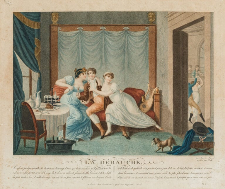 "La débauche","La misère","La ruine " ,"Le départ","Le repentir" ,"Le pardon" -…