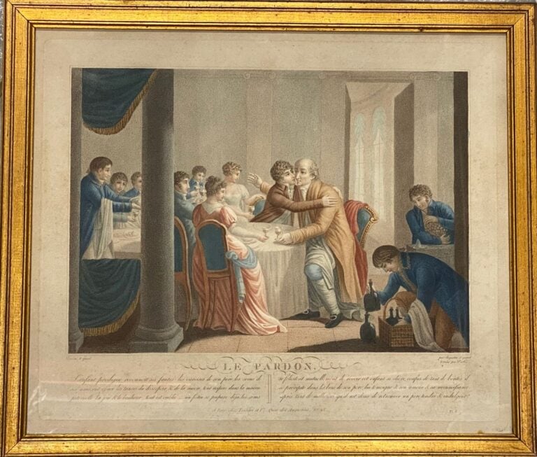 "La débauche","La misère","La ruine " ,"Le départ","Le repentir" ,"Le pardon" -…