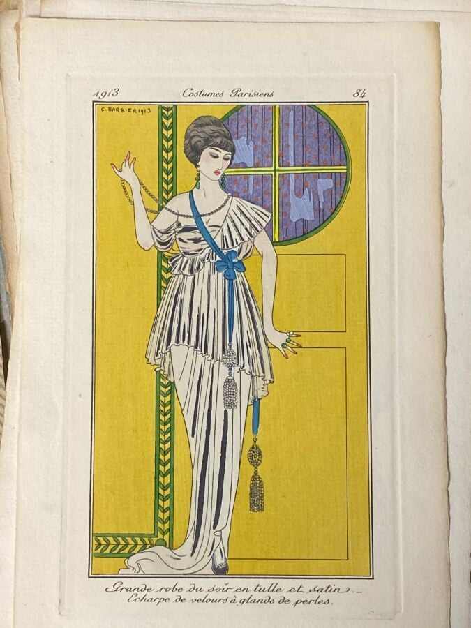 LE JOURNAL DES DAMES ET DES MODES - Environ 21 livraisons (non collationnées) c…