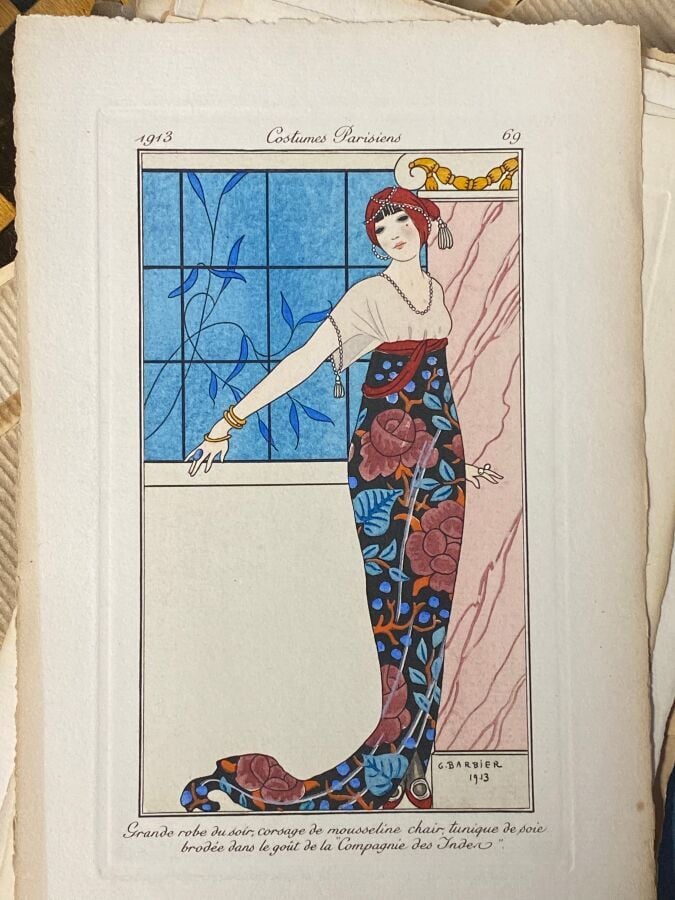 LE JOURNAL DES DAMES ET DES MODES - Environ 21 livraisons (non collationnées) c…
