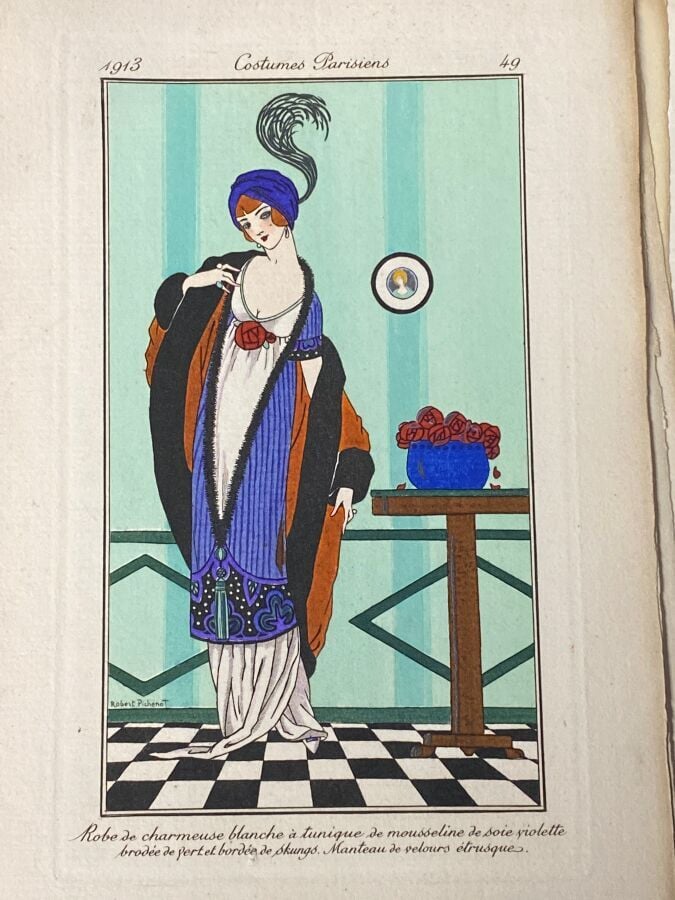 LE JOURNAL DES DAMES ET DES MODES - Environ 21 livraisons (non collationnées) c…