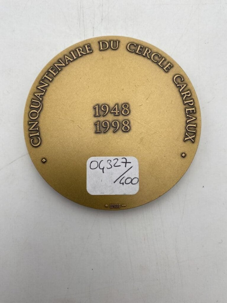 LOT DE 3 MEDAILLES : - - - Em LINDAUER d'après CARPEAUX - 2 médailles représent…