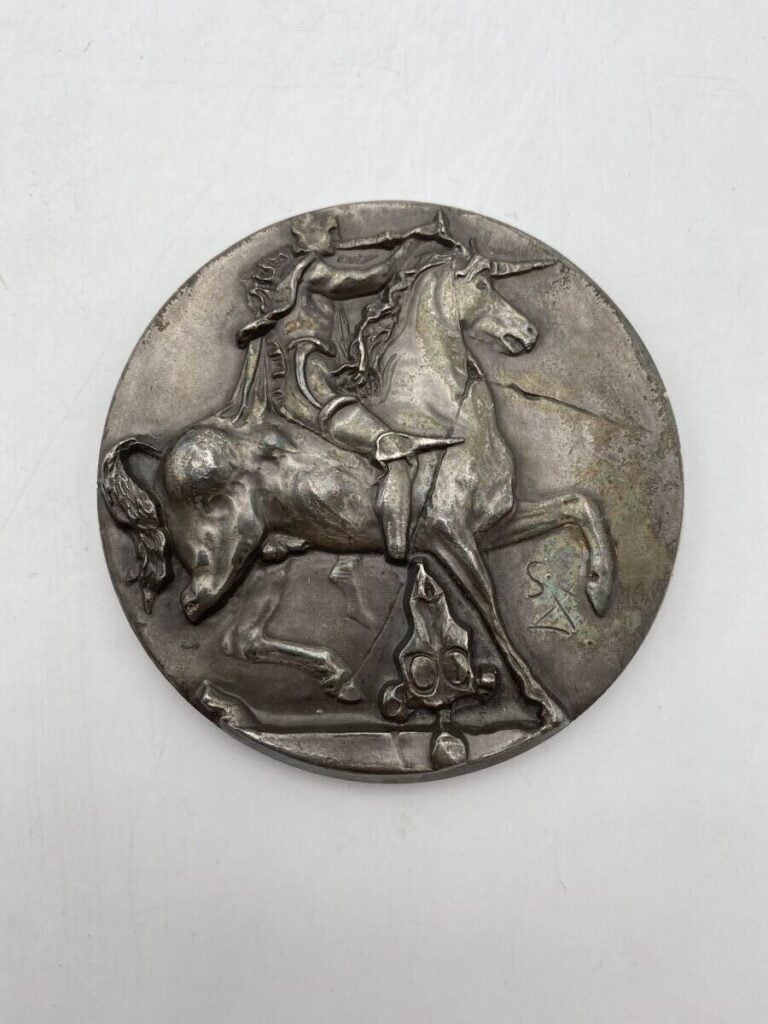 LOT DE 3 MEDAILLES : - - - Em LINDAUER d'après CARPEAUX - 2 médailles représent…