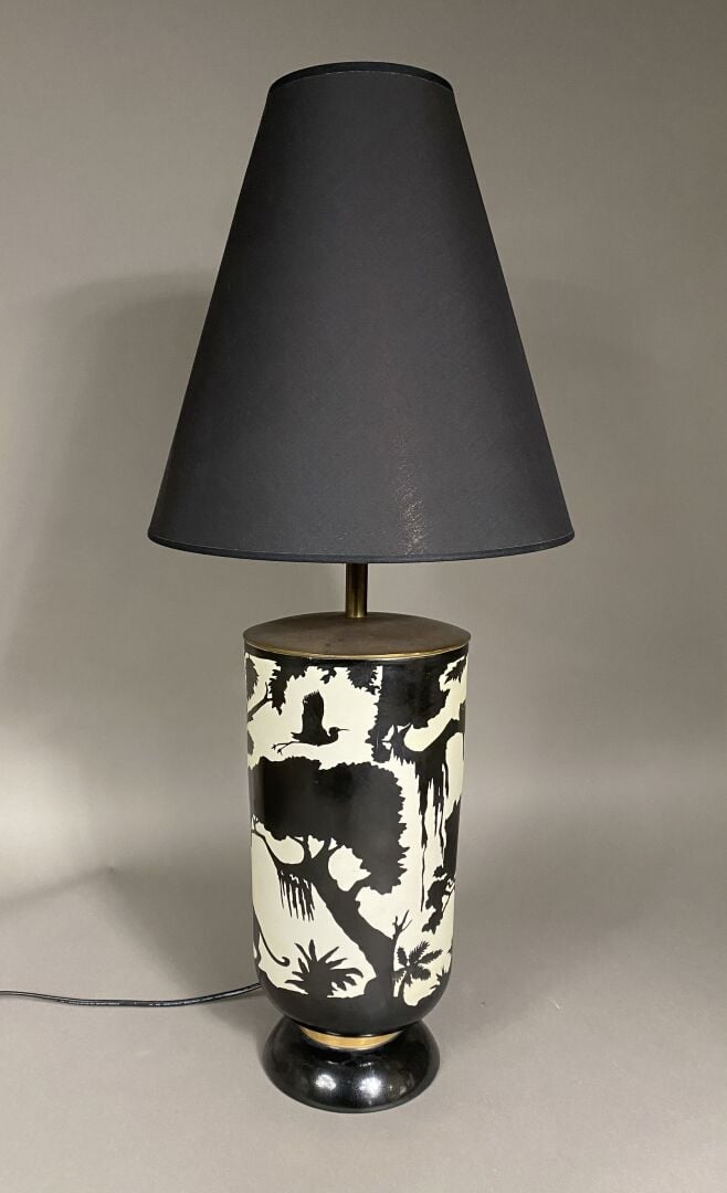 Nicolas BLANDIN (Né en 1969) - Jungle vase - Paire de grands vases en porcelain…
