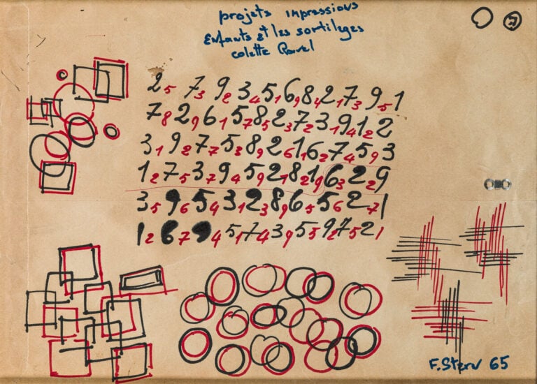 STERN Frédéric - Projet pour l'enfant et les sortilèges, - Feutre sur papier, s…