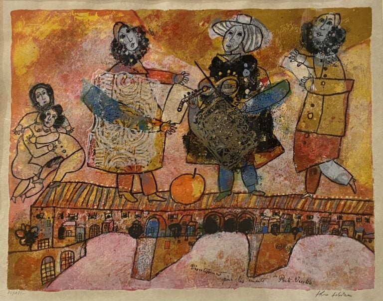 Théo TOBIASSE (1927-2012) - Divertissement pour les amants du Ponte-Vecchio - L…