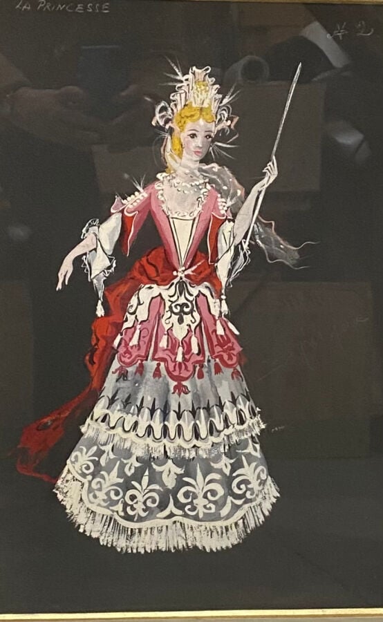 WAKHEVITCH (attribué à) - Costumes pour" la princesse d'Elide," 1953 et "Chasse…