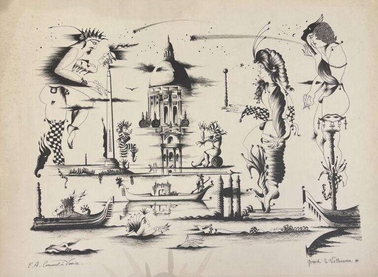 CHARLES LAPICQUE (1898-1988) - Composition - Lithographie sur vélin, signée et…