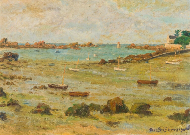 CHARLES MARTIN-SAUVAIGO (1881-1970) - Le Havre, 1929 - Huile sur panneau, signé…