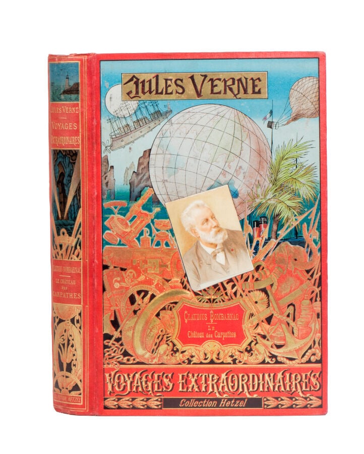 Claudius Bombarnac / Le Château des Carpathes par Jules Verne. Illustrations de…