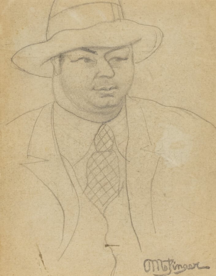 ECOLE DU XXÈME DANS LE GOÛT DE JEAN METZINGER - Composition - Aquarelle sur pap…