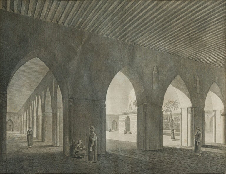 Ensemble de 10 GRAVURES orientales : Alexandrie, Inisso, Abou-Mandour, ruines,…