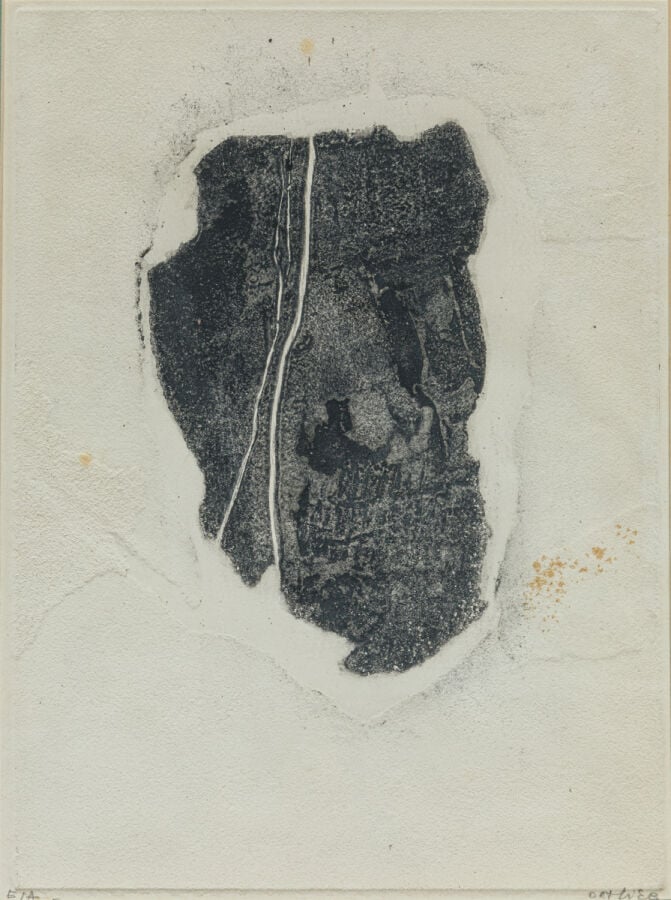 Evelyn Ortlieb (1925-2008), ensemble de 4 pièces comprenant une « Composition a…