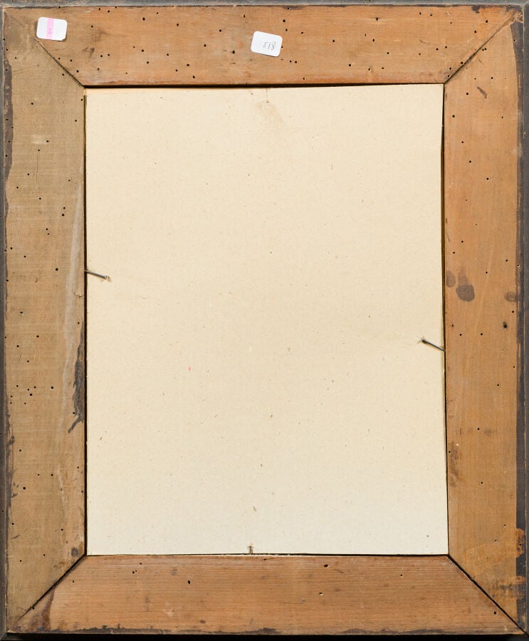 FRANÇOIS OZENDA (1923-1976) - Composition au masque, 1963 - Technique mixte et…