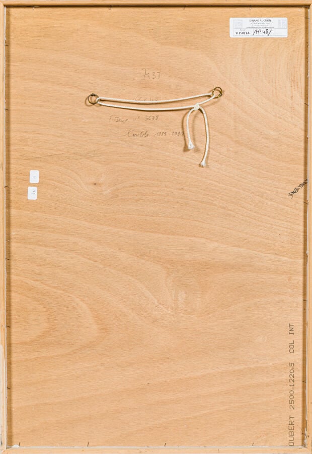 FRED DEUX (1924-2015) - L'oubli, circa 1989/90 - Mine de plomb sur papier posé…