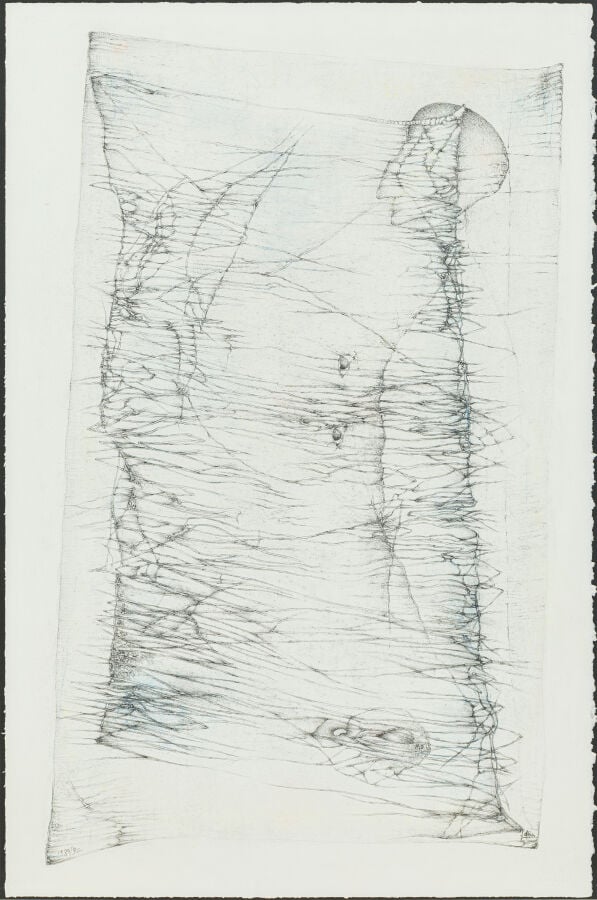 FRED DEUX (1924-2015) - L'oubli, circa 1989/90 - Mine de plomb sur papier posé…