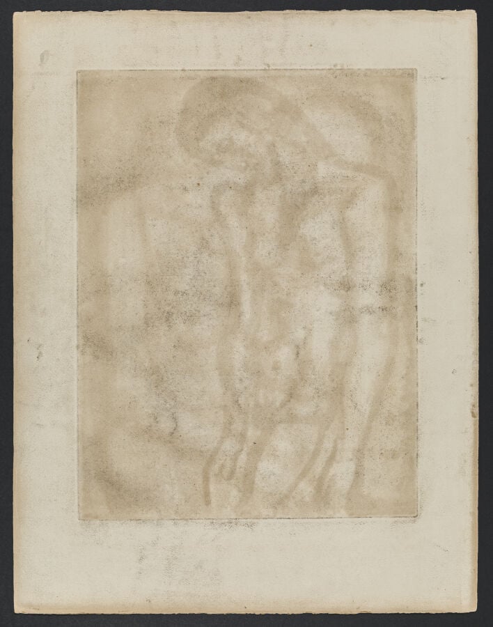 Georges ROUAULT (1871-1958) - Toujours flagellé, 1922 - Eau-forte et aquatinte…