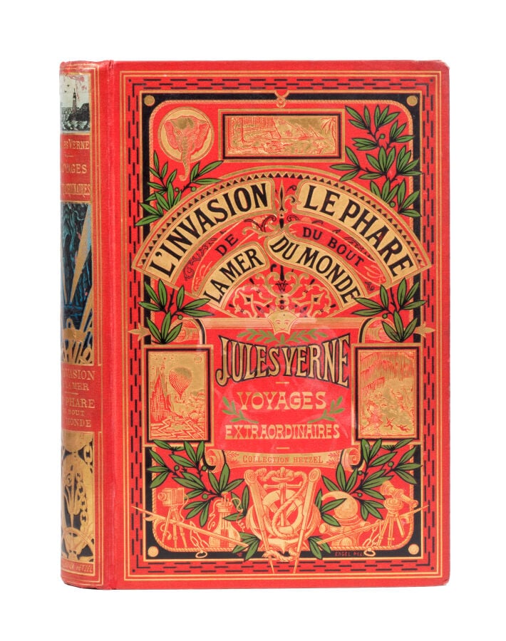 L'Invasion de la mer / Le Phare du bout du Monde par Jules Verne. Illustrations…