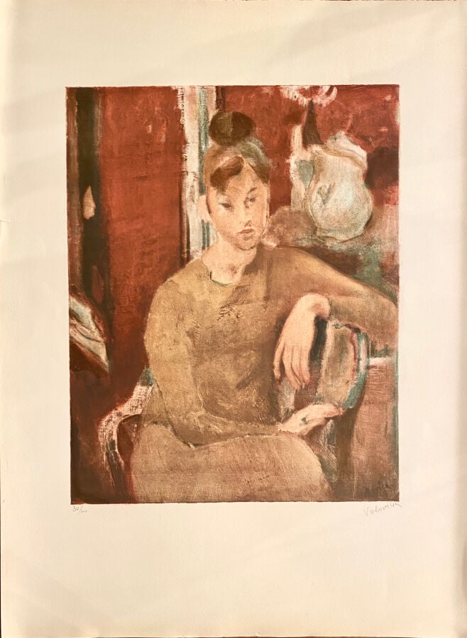 LAZAR VOLOVICK (1902-1977) - Ensemble de quatre lithographies de Volovick : - -…