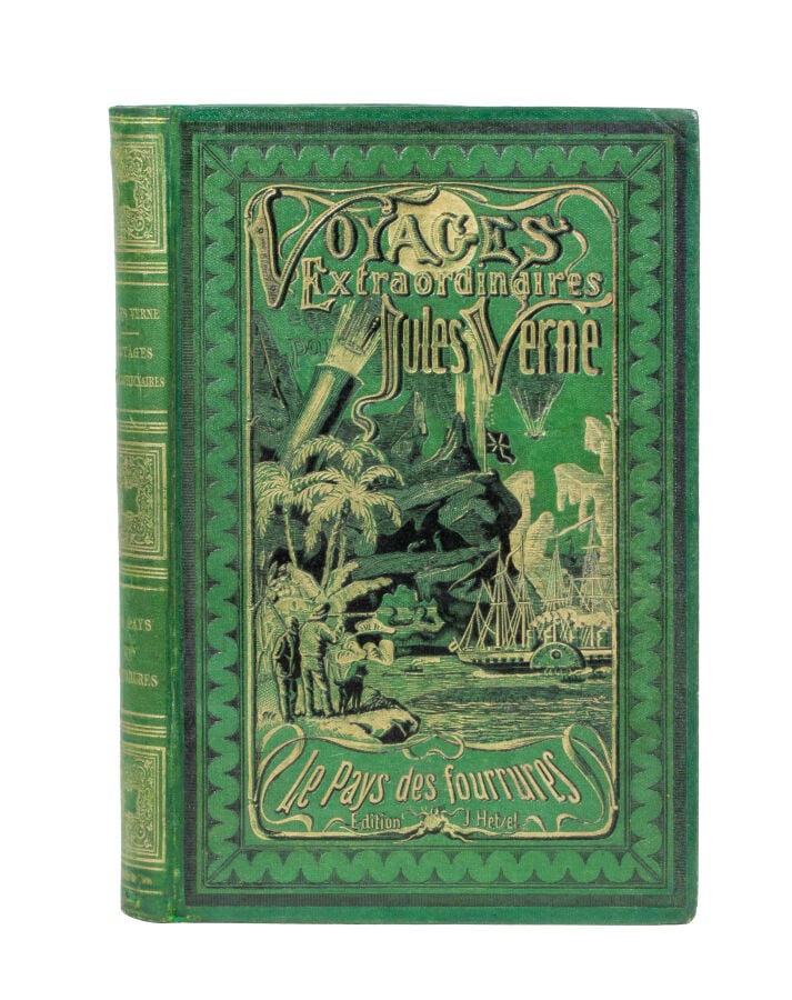 Le Pays des Fourrures par Jules Verne. Illustrations de Férat et de Beaurepaire…