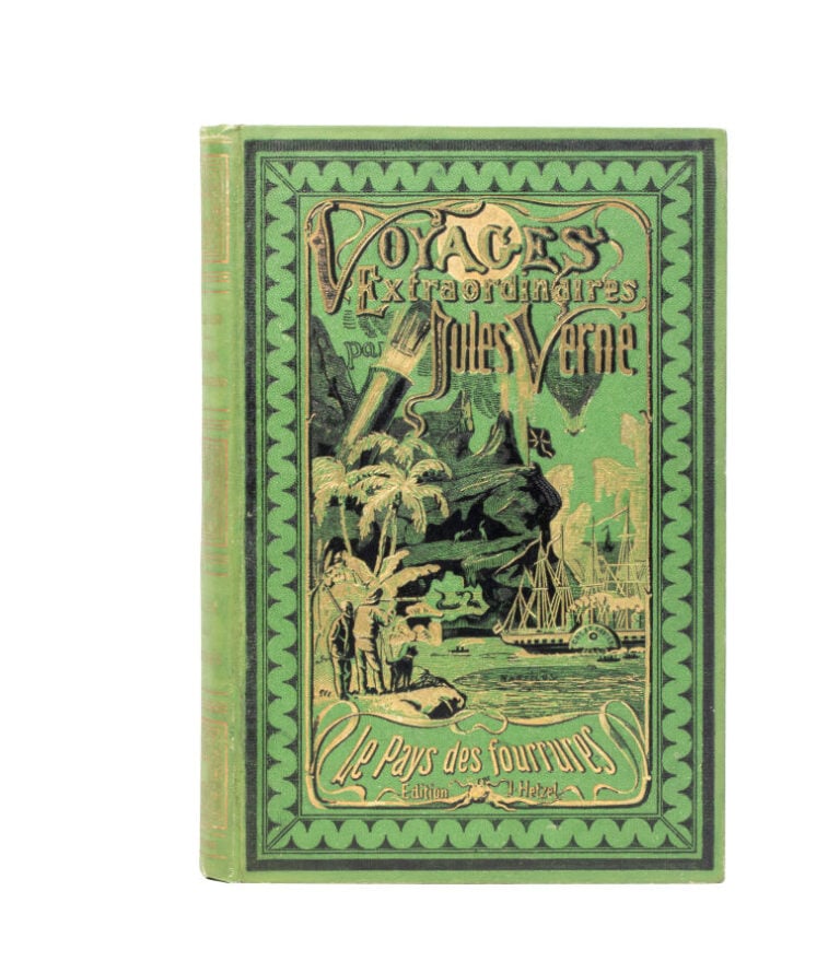 Le Pays des Fourrures par Jules Verne. Illustrations de Férat et de Beaurepaire…