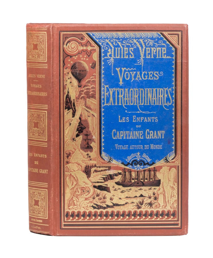 Les Enfants du capitaine Grant par Jules Verne. Illustrations de Riou. Paris, B…