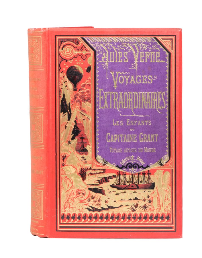 Les Enfants du capitaine Grant par Jules Verne. Illustrations de Riou. Paris, B…