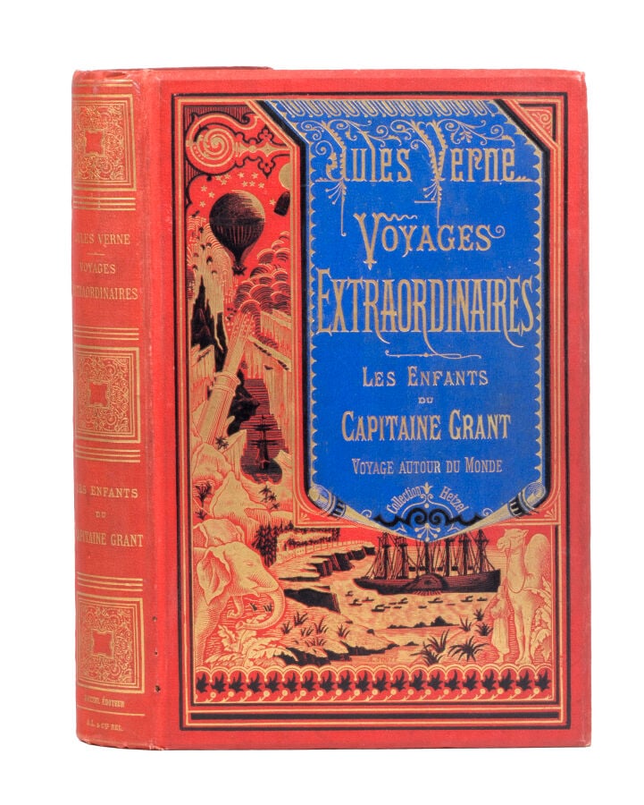 Les Enfants du capitaine Grant par Jules Verne. Illustrations de Riou. Paris, B…
