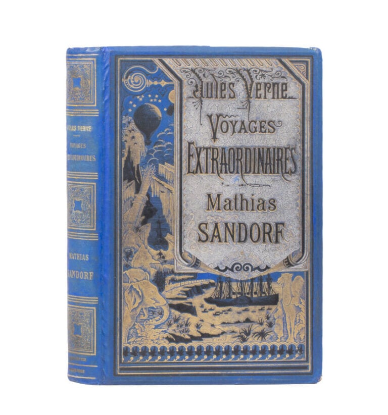 Mathias Sandorf par Jules Verne. Illustrations de Férat. Paris, Bibliothèque d'…