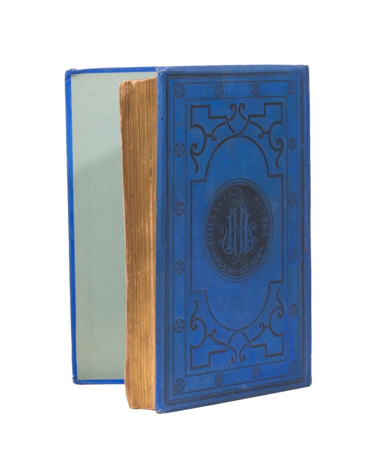 Mathias Sandorf par Jules Verne. Illustrations de Férat. Paris, Bibliothèque d'…
