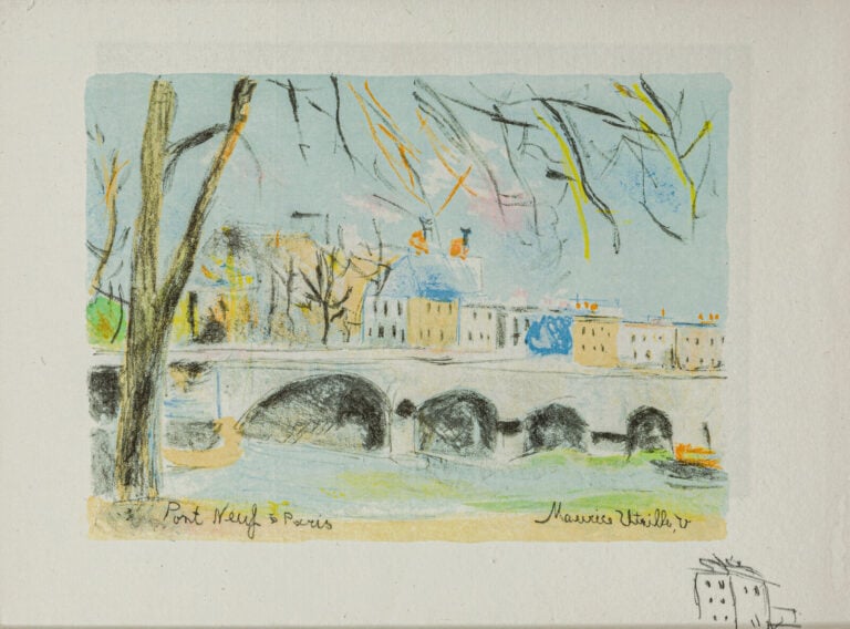 MAURICE UTRILLO (1883-1955) - Ensemble de 10 lithographies en couleurs provenan…