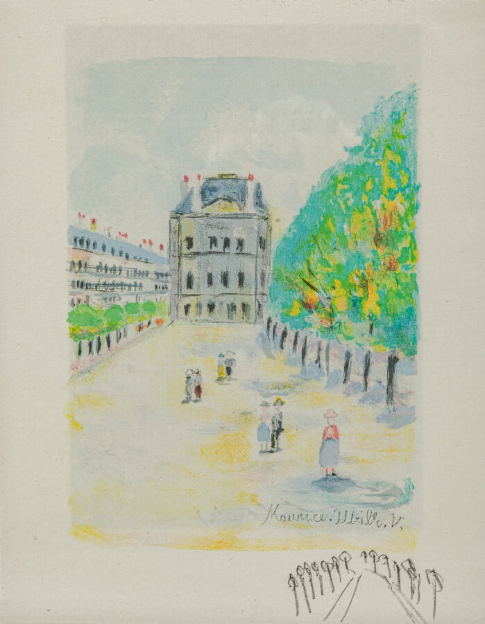 MAURICE UTRILLO (1883-1955) - Ensemble de 10 lithographies en couleurs provenan…