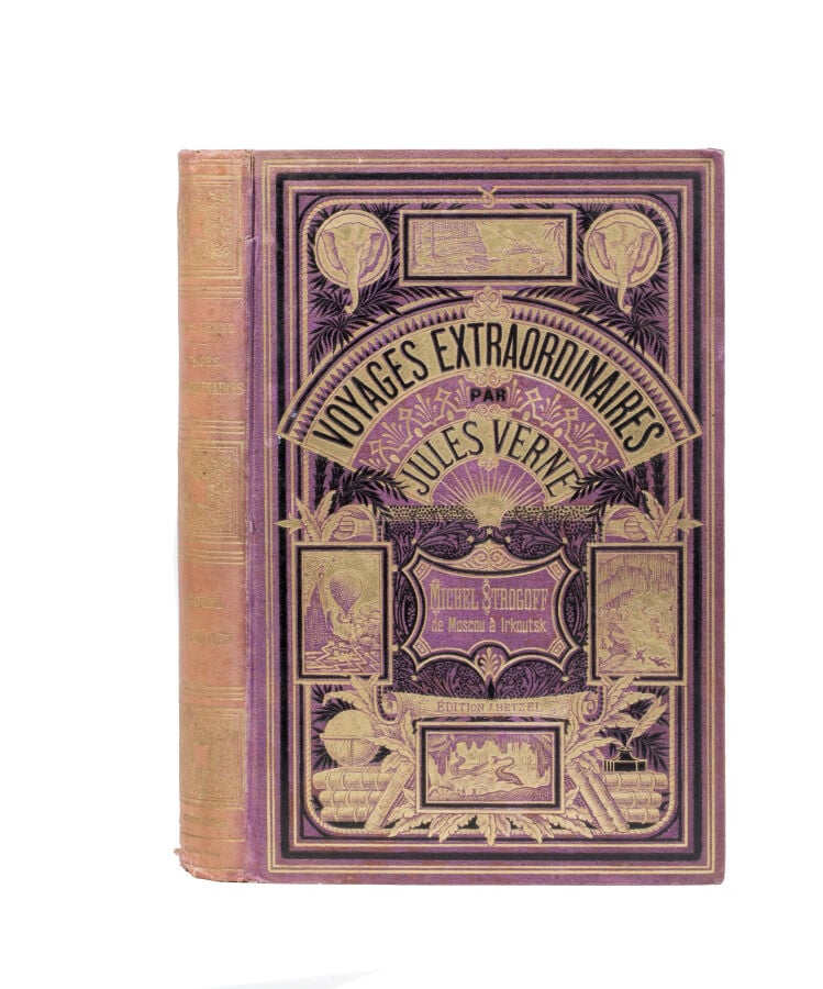 Michel Strogoff, de Moscou à Irkoutsk par Jules Verne. Illustrations de Férat.…