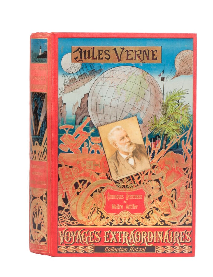 Mirifiques aventures de maître Antifer par Jules Verne. Illustrations de George…