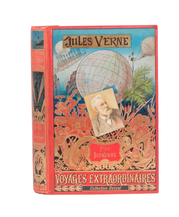 P'tit Bonhomme par Jules Verne. Illustrations de Benett. Paris, Bibliothèque d'…