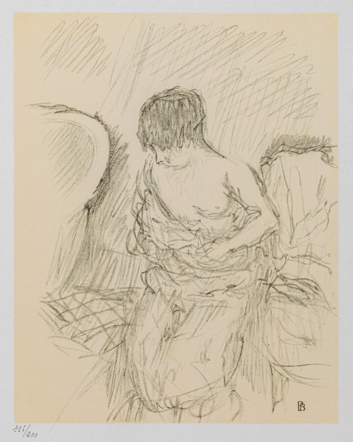 PIERRE BONNARD (1867-1947) D'APRÈS - Les bonbons ; Tête d'enfant ; Femme assise…