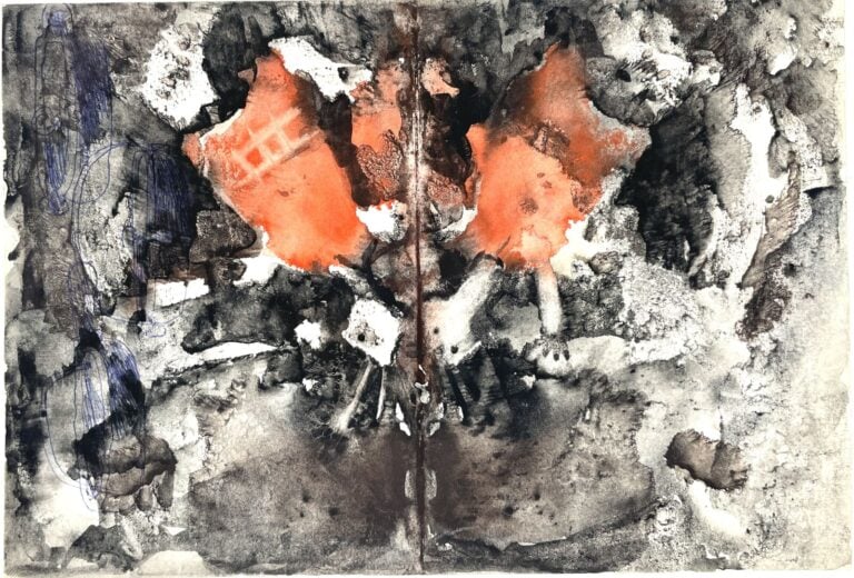 SLAVKO KOPAČ (1913-1995) - 2 têtes, 1949, aquarelle et encre sur papier, monogr…