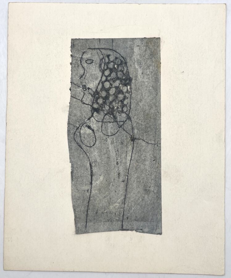 SLAVKO KOPAČ (1913-1995) - Buste de femme de profil, encre sur papier, cachet d…