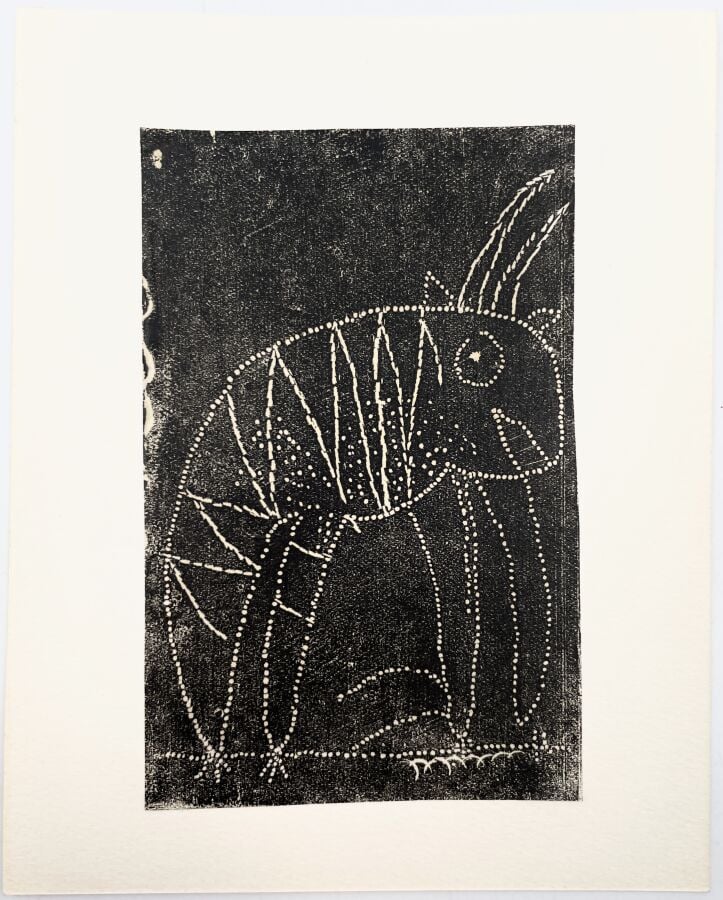 SLAVKO KOPAČ (1913-1995) - Chute d'eau, 1963 ,encre sur papier, signée en haut…