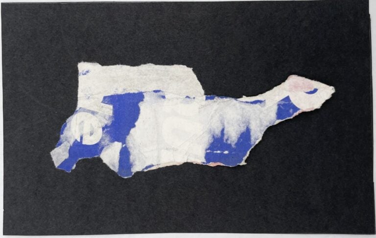 SLAVKO KOPAČ (1913-1995) - Composition, arrachage de papier collé, partiellemen…