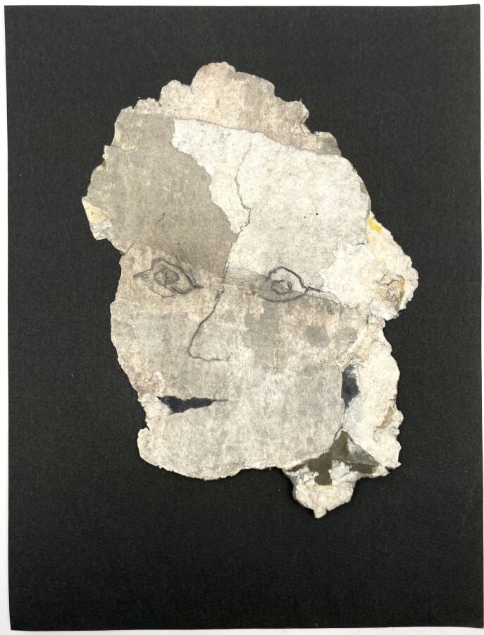 SLAVKO KOPAČ (1913-1995) - Composition, encre et feutre sur papier, cachet « Sl…